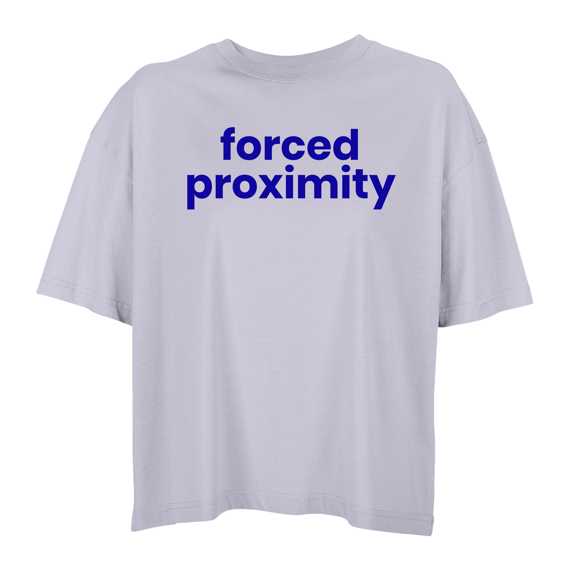 forced proximity romance - trope tee boxy